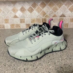 Reebok Zig Dynamica Adventure Women’s Green/Pink Trail Running Sneaker Size 11
